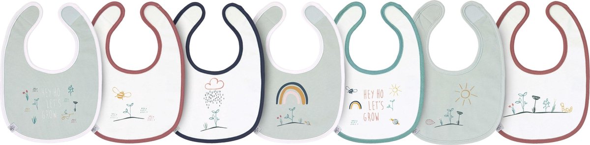 Goedkoopste Lässig slabbetje 7 stuks Garden Explorer 3 tot 24 maanden