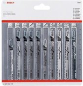 Bosch Accessories 2607011172 Decoupeerzaagbladenset Clean Precision, 10-delig 10 stuk(s)