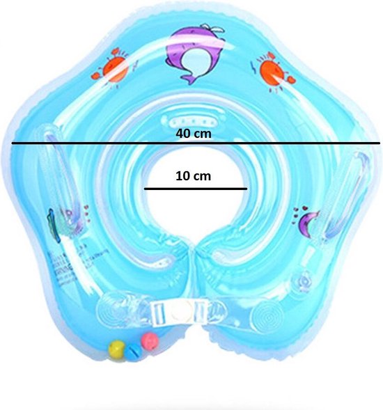 Zwemring Baby BlauwVeilig BabyfloatZwemplezierOpblaasbaar318