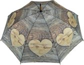 Mars & More paraplu houten hart