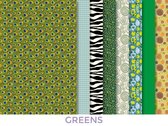 Making Couture Fabric Set kit Greens - Dress YourDoll - PN-0164674
