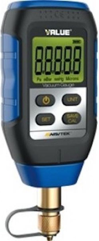 snor benzine Verlammen Digitale vacuummeter set voor het vacumeren de koelinstallaties of airco  systemen | bol.com