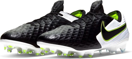 bol.com | Nike Tiempo Legend 8 Elite FG Sportschoenen - Maat 42.5 - Mannen  - zwart/wit/geel