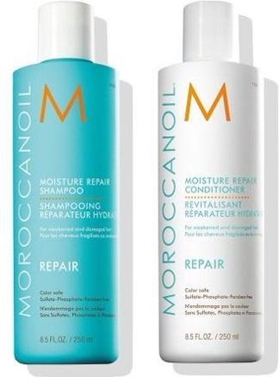 Moroccanoil Moisture Repair Shampoo & Conditioner Combo Set bol