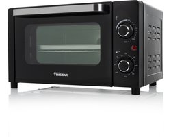 Tristar Camping Oven OV-3615 - Oven 10 Liter - 800 watt - Vrijstaande kleine oven met accessoires - Regelbare thermostaat: 100⁰ tot 230⁰ - Geschikt voor camping - Inclusief bakplaat, grillrooster en handvat - Zwart