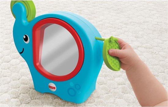 Fisher-Price Baby Spiegel olifant - Speelgoed voor motoriek | bol.com