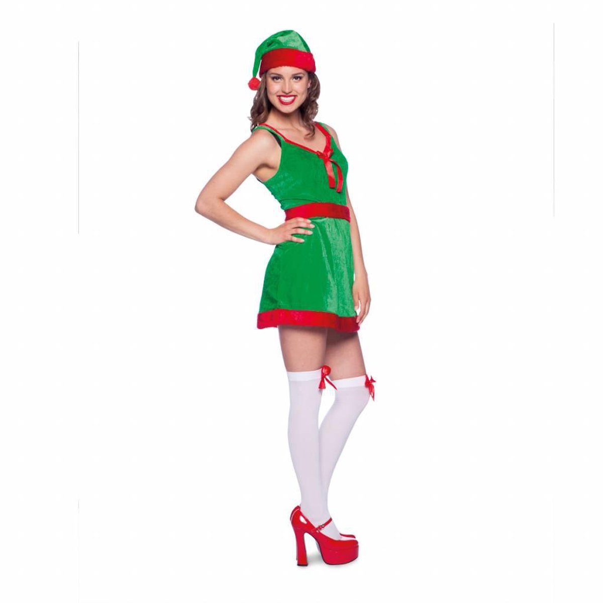 Folat - Kerst Elf Jurk Dames S/M