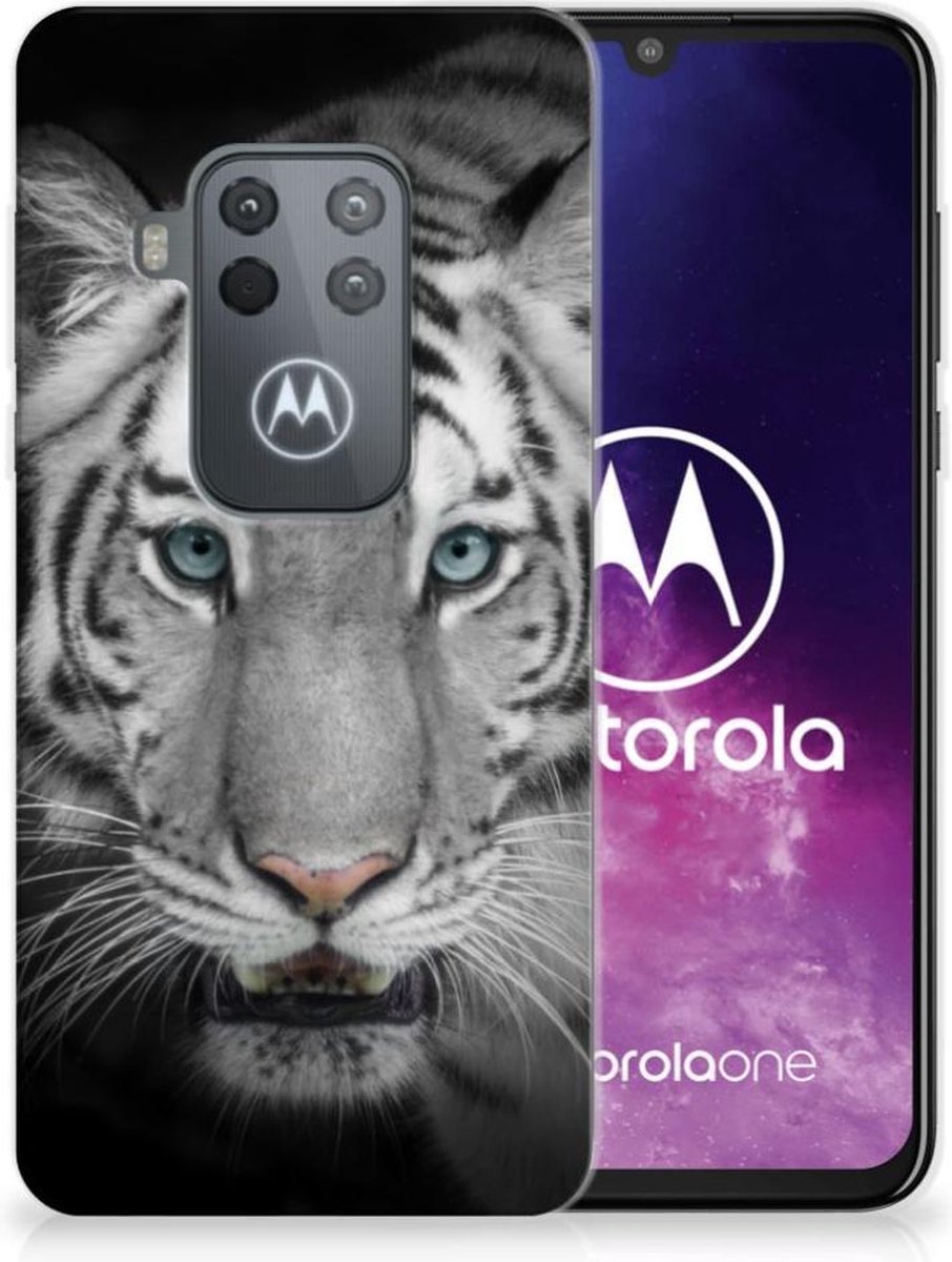 Motorola One Zoom TPU Hoesje Tijger