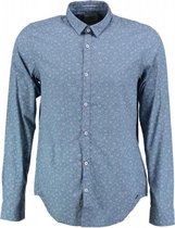 Garcia blauw slim fit overhemd fine cotton valt kleiner - Maat  XXXL