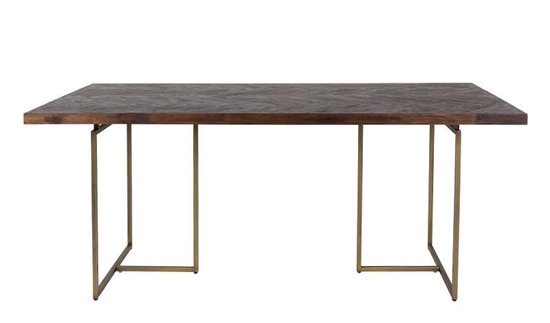 Table à manger en bois Dutchbone - 180X90 cm - Marron