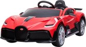 Kindervoertuig - Elektrische auto "Bugatti Divo" - Licentie - 12V7AH, 2 motoren - 2.4 Ghz afstandsbediening, MP3, lederen stoel + EVA + gelakt