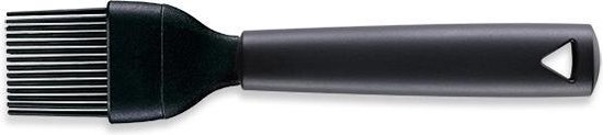 KC Blue Professional Bakspatel met Nylon Lemmet en Ovaal Handvat, Ophanglus van Roestvrij Staal, 32 centimeter - Zilver en Zwart