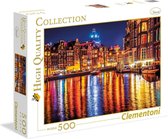 Clementoni - Puzzel 500 Stukjes High Quality Collection, Amsterdam, Puzzel Voor Volwassenen en Kinderen, 14-99 jaar, 35037