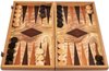 Afbeelding van het spelletje Olijf Backgammon set - Luxe - 48x26cm - Superluxe