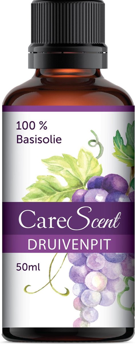 Goedkoopste CareScent Druivenpit Olie (Koudgeperst) - 100 Puur - voor Huid, Haar, Verdunnen Etherische Olie - 50 ml