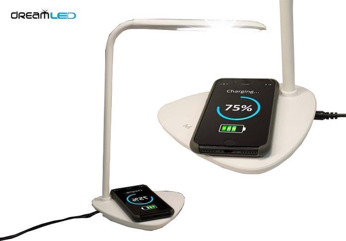 Dreamled Wireless Charging Desk Light | bol.com