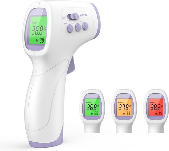 Octrooi Groot boezem Thermometer - Koorts thermometer - Baby thermometer - Volwassenen -  Infrarood... | bol.com