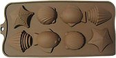 chocoladevorm Strand siliconen vorm mal voor ijsblokjes chocolade fondant