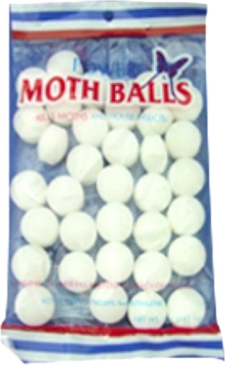 Cosme Int. Power Mottenballen 36 Stuks per Verpakking Ballen tegen Motten en Insecten in Huis