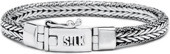 SILK Jewellery - Zilveren Armband - Alpha - 322.20 - Maat 20
