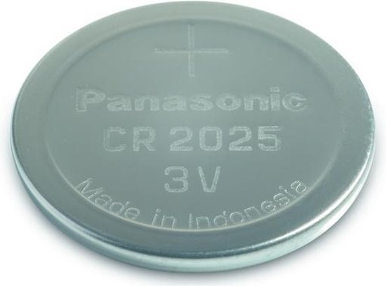 Panasonic CR2025 - EP/2B Lithium knoopcelbatterij - 2 stuks - Panasonic