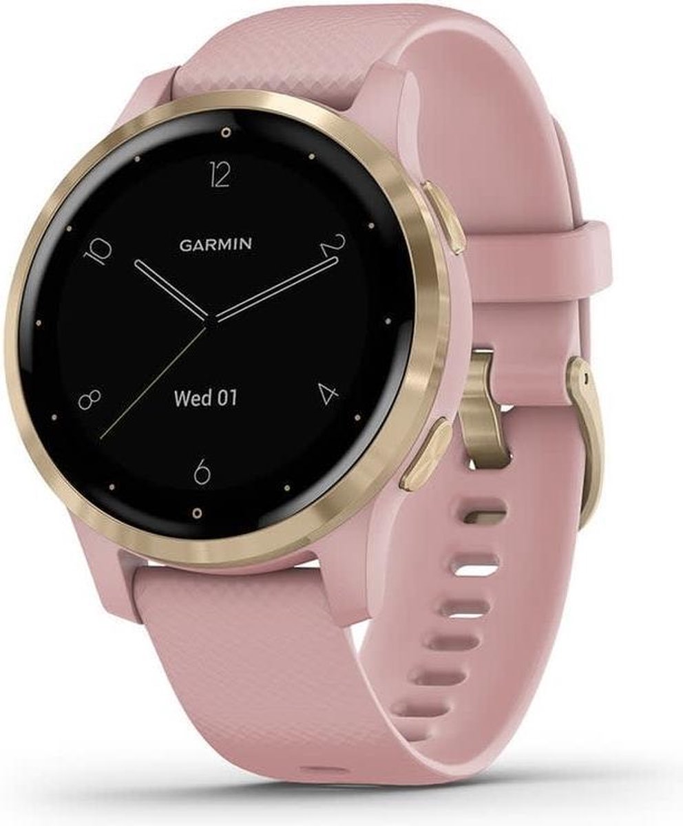 Garmin Vivoactive 4S - Smartwatch - 40 mm - Dust Rose | bol.com
