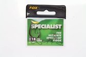 Fox the ultimate specialist hook eyed & barbed - maat 18 | 10 st | haken