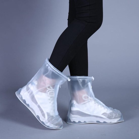 Fiets Overschoen - Schoenhoesjes - Transparant - Bescherm schoenen tegen de  regen -... | bol.com
