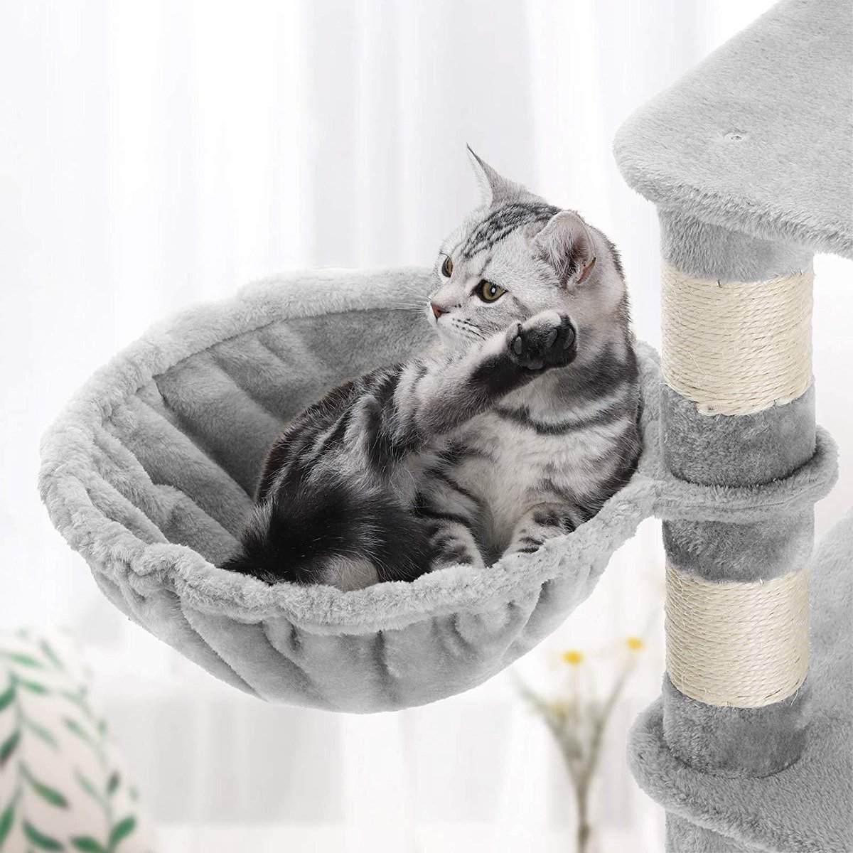 Nancy's Krabpaal XXL - Kattenhuis - 164 cm - Katten Speelhuisje - Kattenboom - Krabpalen — afbeelding 10