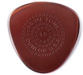 Dunlop Primetone Grip pick 3-Pack 1.50 mm Semi Rond plectrum