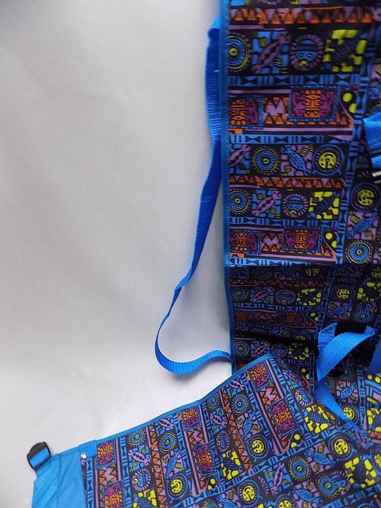 Worstelen nek influenza Skihoes blauw Aztecprint 1 paar | bol.com