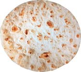 Fleece deken – Burrito deken - Burrito blanket - Tortilla deken – Ronde deken 150 cm - Hoge kwaliteit –Cadeau - kinderdeken – Reisdeken - Picknickkleed