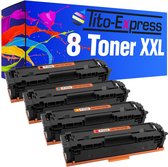 Set van 8x toner cartridges voor HP CF530A- CF533A