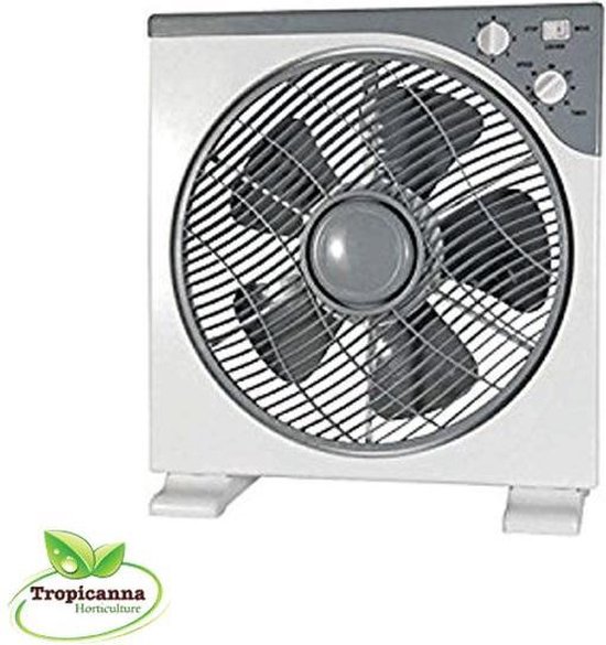 louter pijnlijk Ik geloof Cooltone-ventilator 30 cm Oscillerende krachtige 360 luchtcirculatiebox  Ventilatortimer | bol.com