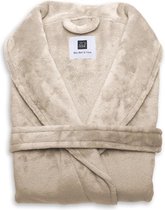 ZoHome Cara Badjas Lang - Fleece - Maat S - Sandy Beige