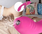 TipsToys Nieuwe Vibrator Dildo met water stoom functie - Nieuwste techniek voor Gspot clitoris vagina Sex Toys voor Vrouwen| Kleur Roze