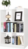 Nancy's Boekenkast Met Vitrine - Houten Kast- Boekenkasten