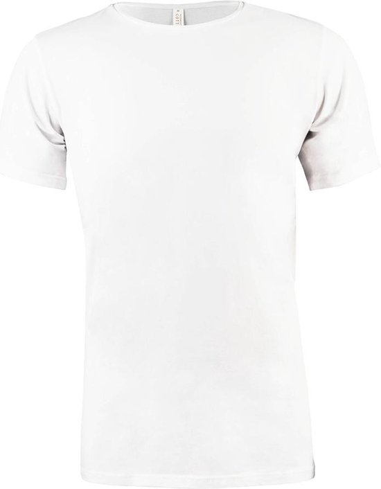 Muchachomalo Basiscollectie Light cotton Heren T-shirt - Wit - Maat L