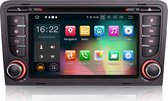 Voltario® 7 “ Android 9.0 Autoradio voor AUDI inclusief navigatie, bluetooth, DVD en Octa Core. Voor audi A3 S3 RS3