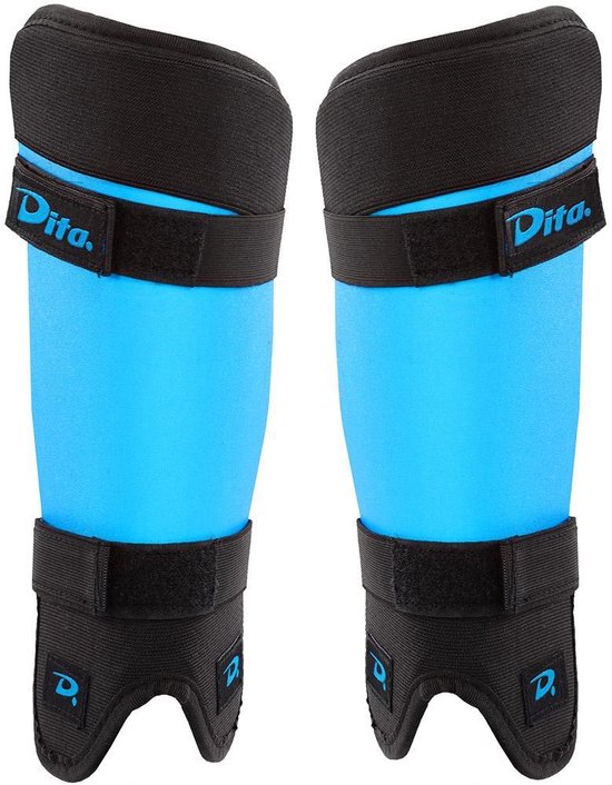 DITA Scheenbeschermer Ortho Junior - Blauw/zwart - XS