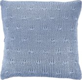 ERICA - Kussenhoes denim 45x45 cm - blauw