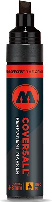 Molotow Coversall 360PI Zwarte 4–8mm Beitelpunt Permanente Inkt Marker