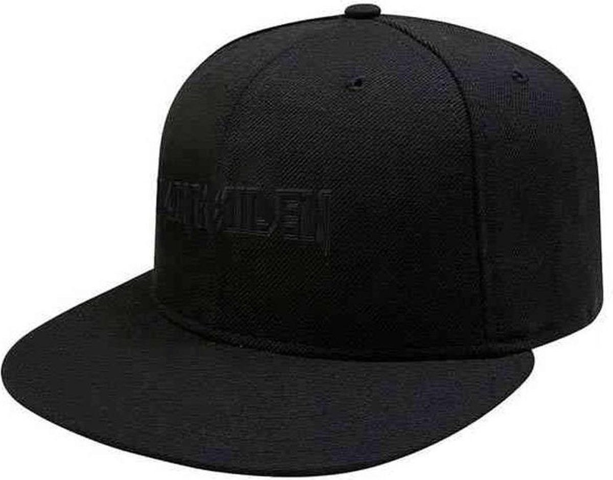 Iron Maiden Snapback Pet Logo & Trooper Zwart