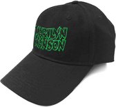 Marilyn Manson Baseball pet Logo Zwart