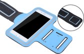 Sportarmband XL (tot 6 .5 inch scherm) oa geschikt voor iPhone 6/6s/7/8 Samsung s7/s8/s9 Huawei p10 - Blauw