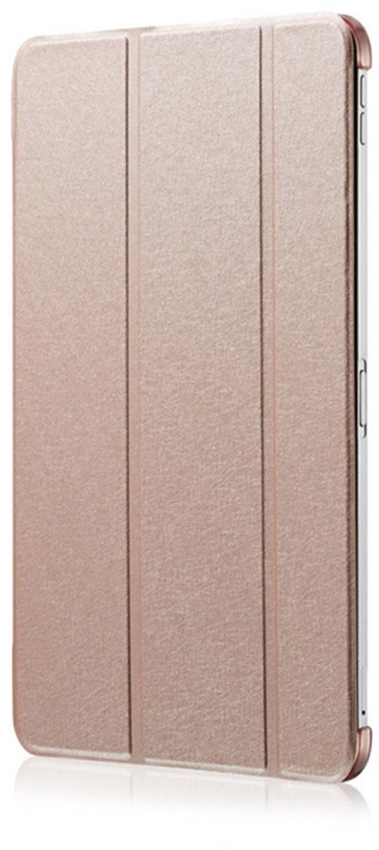 Mobigear Tablethoes geschikt voor Apple iPad Pro 12.9 Inch (2018) Hoes | Mobigear Tri-Fold Slim Bookcase - Roségoud
