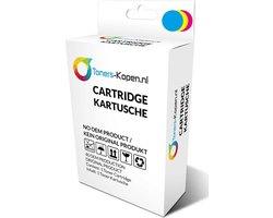 HP CB338EE - Inktcartridge Cyaan/Geel/Magenta - 15 ml - Huismerk Compatible - Geschikt voor HP DeskJet D4200 Series DeskJet D4260 DeskJet D4300 Series DeskJet D4360 DeskJet D4368 fotosmart C4200 Series fotosmart C4225 fotosmart C4270 fotosmart C4280