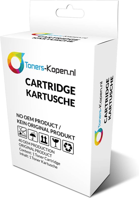 Boîte avec une cartouche de toner noire, Toners-kopen.nl