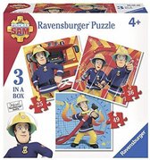 Ravensburger 3in1 Puzzel Brandweerman Sam 25-49 Stukjes