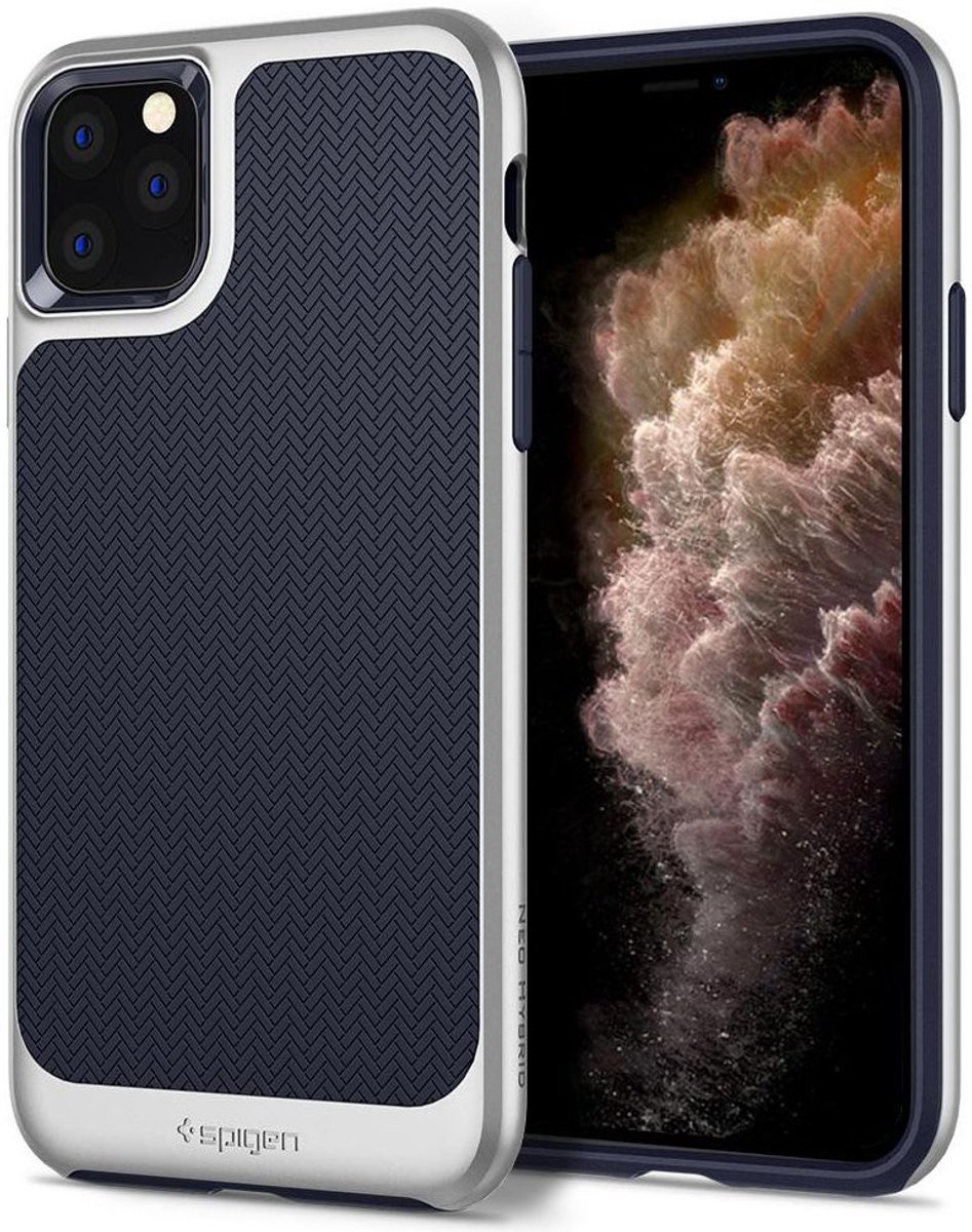 Spigen Neo Hybrid Apple iPhone 11 Pro Hoesje Zilver